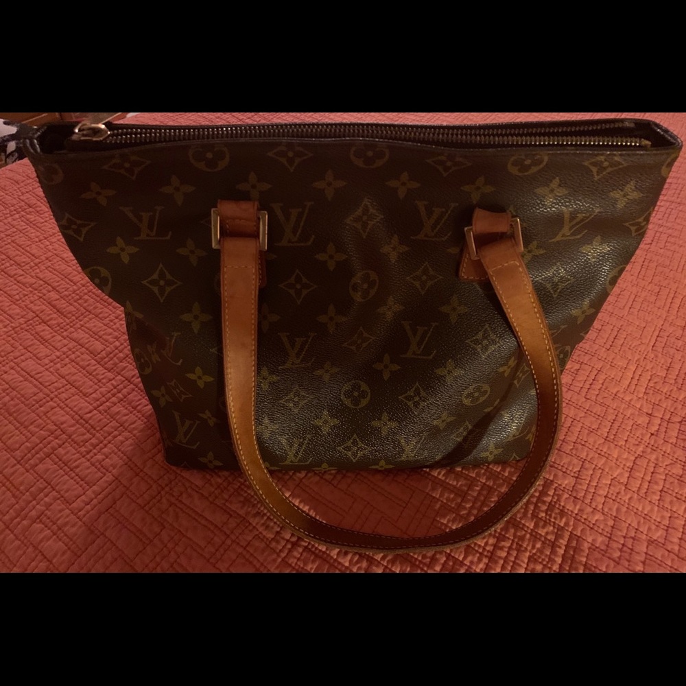 LOUIS VUITTON CABAS PIANO MONOGRAM SHOULDER  BAG